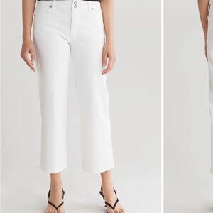 Kut from the Kloth Women's Cropped White Jeans